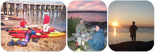 Midcoast maine Kayak camping trips